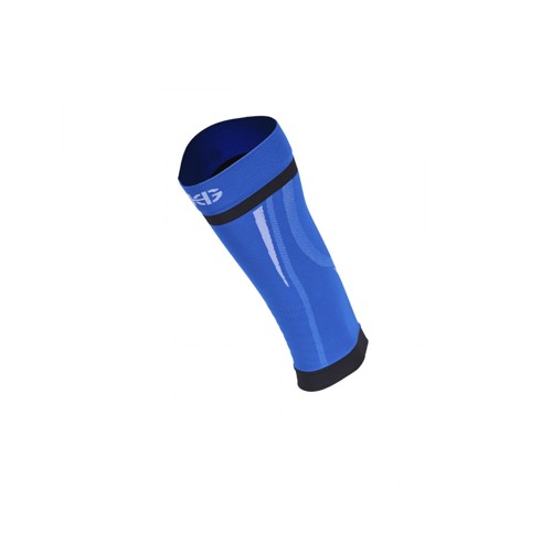 DUNE - Thermoregulatory compression calf sleeves with Tech Carbon fibre - blue