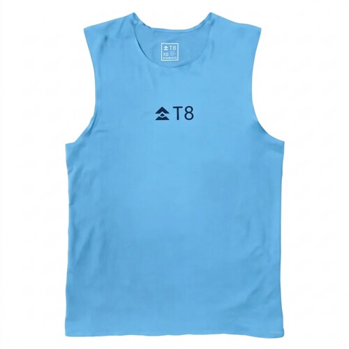 Men's Sleeveless Tee Trail Tank Blue Breeze