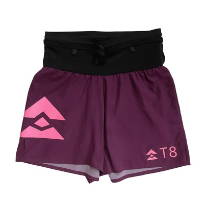 T8 Sherpa Shorts BURGUNDY