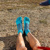 INJINJI - ULTRA RUN Midweight Mini-Crew Coolmax PACIFIC BLUE